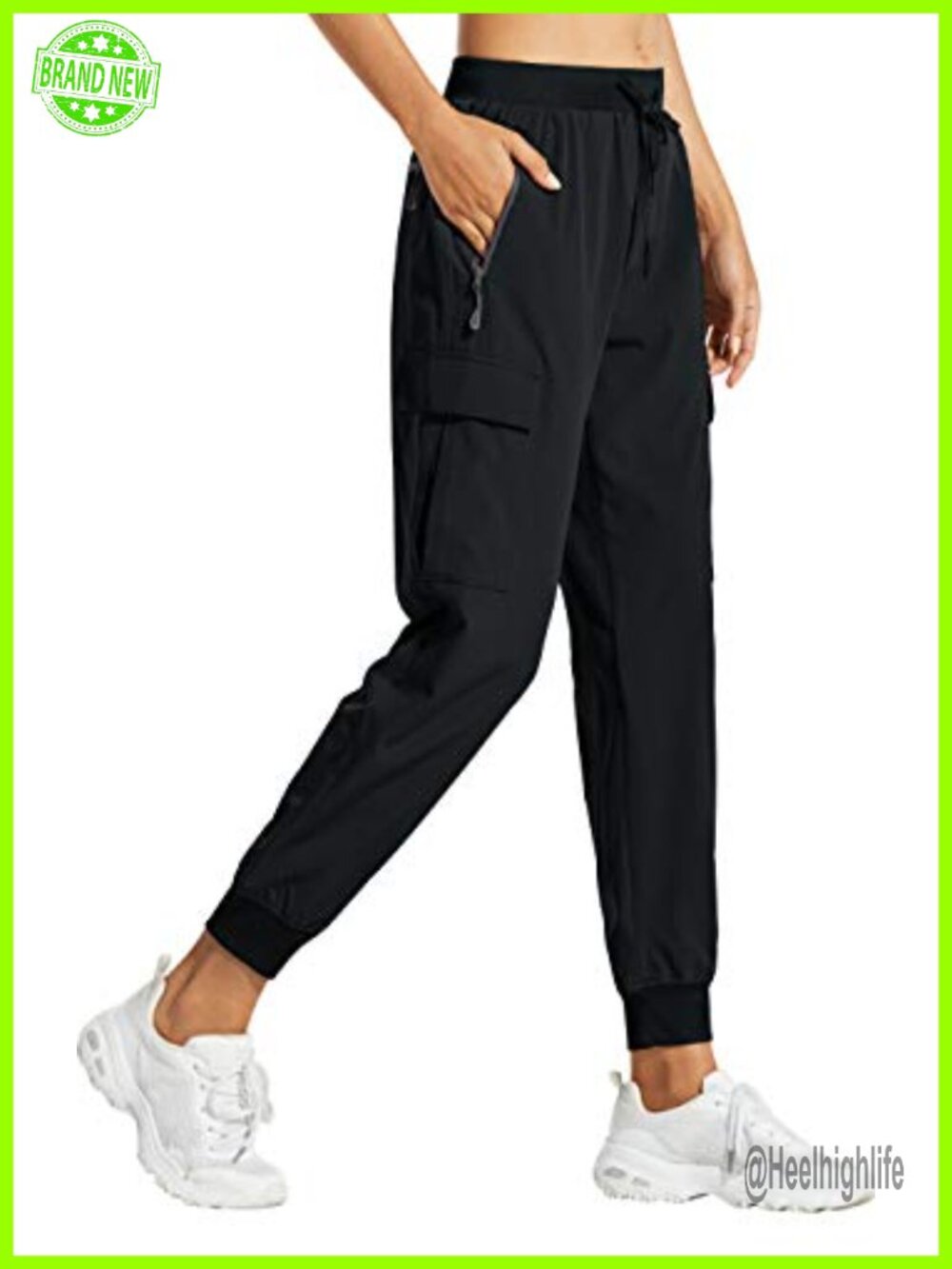 Women's Hiking Cargo Pants Quick Dry Joggers Lightweight UPF 50+ Water